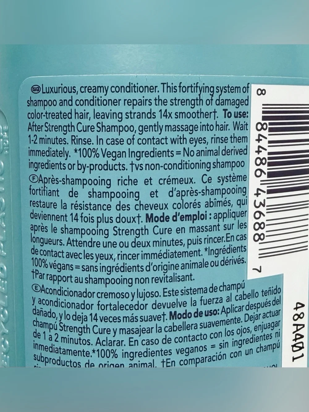PUREOLOGY Strength Cure Conditioner for Damaged & Color Treated Hair, 9 fl oz